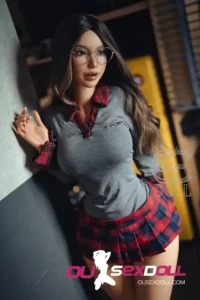 C Cup Bedroom Glasses Alluring Realistic Sex Doll 3