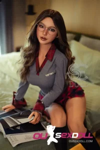 C Cup Bedroom Glasses Alluring Realistic Sex Doll 7