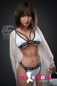 E Cup Curvy Figure Wheat Realistic Sex Doll 4