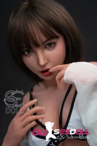 E Cup Curvy Figure Wheat Realistic Sex Doll 8