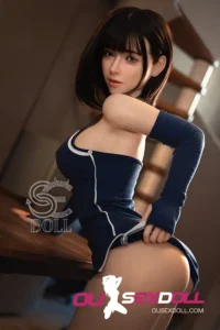 E Cup Short Hair Medium Breasts Real Sex Doll 11