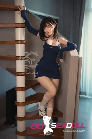E Cup Short Hair Medium Breasts Real Sex Doll 5