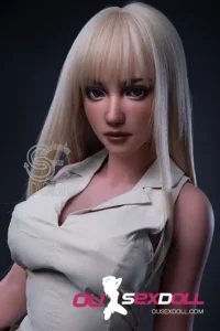 E Cup White Hair Asian Medium Bust Sex Doll 2
