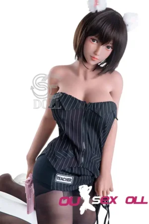 F Cup Black Stockings Big Breasts Real Sex Doll 11