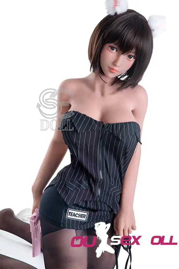 F Cup Black Stockings Big Breasts Real Sex Doll 11
