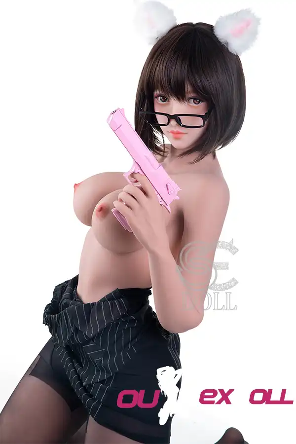 F Cup Black Stockings Big Breasts Real Sex Doll 6