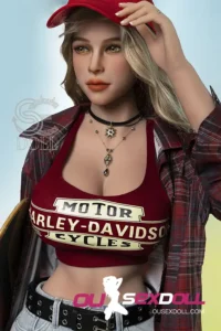 F Cup Curly Hair Full Bust Realistic Sex Doll 1