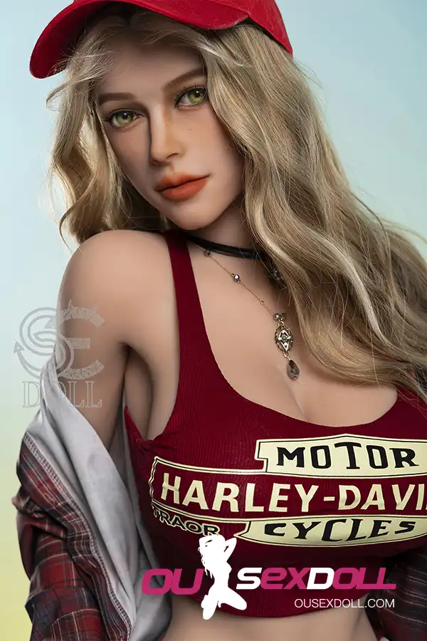 F Cup Curly Hair Full Bust Realistic Sex Doll 13