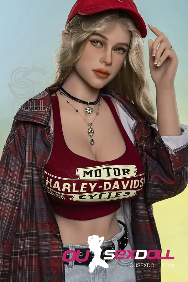 F Cup Curly Hair Full Bust Realistic Sex Doll 3