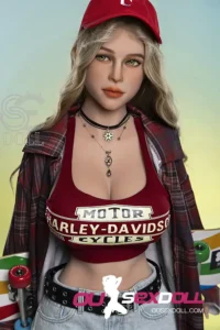 F Cup Curly Hair Full Bust Realistic Sex Doll 5