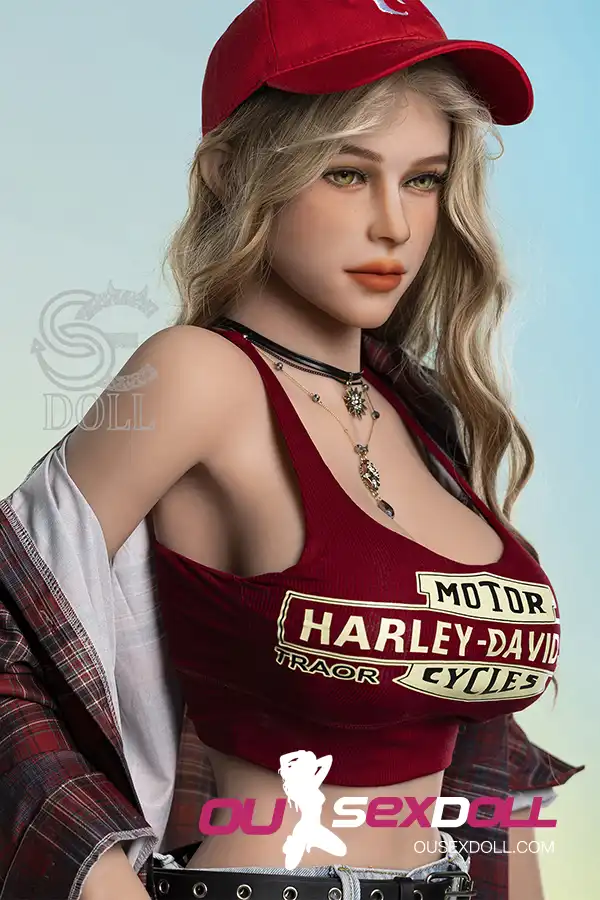 F Cup Curly Hair Full Bust Realistic Sex Doll 7