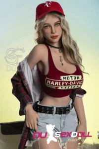 F Cup Curly Hair Full Bust Realistic Sex Doll 9