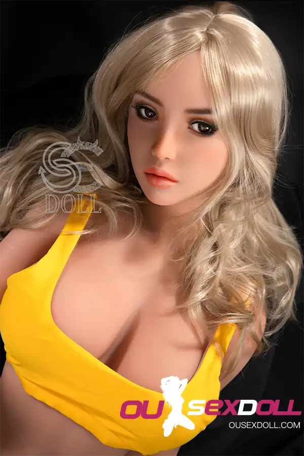 F-Körbchen, lockiges Haar, sexy, realistische Sex-Puppe 9