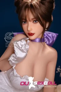 F Cup Elegant White Dress Realistic Sex Doll 18