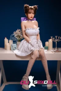 F Cup Elegant White Dress Realistic Sex Doll 21
