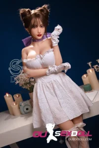 F Cup Elegant White Dress Realistic Sex Doll 23