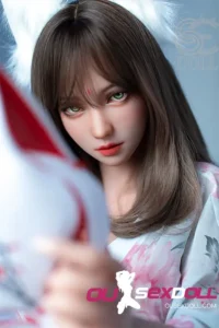 F Cup Japanese Style Masked Realistic Sex Doll 2