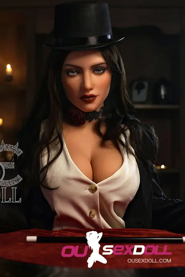 F Cup Mature Black Stockings Sexy Real Sex Doll 15