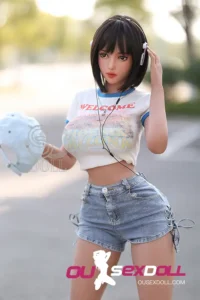 F Cup Short Hair Sexy Big Breasts Sex Doll 9