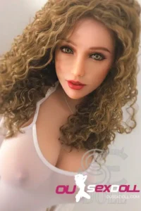 F Cup Tight Curly Hair Full Bust Real Sex Doll 13