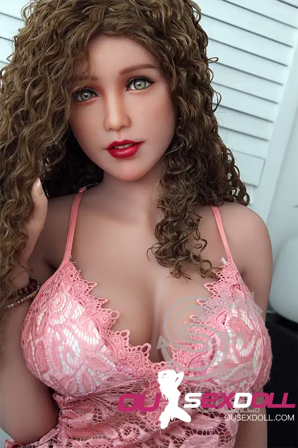 F Cup Tight Curly Hair Full Bust Real Sex Doll 14