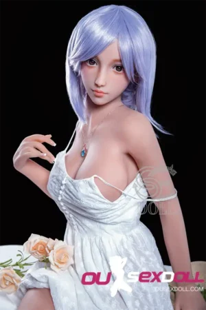 F Cup White Dress Elegant Big Breasts Sex Doll 14