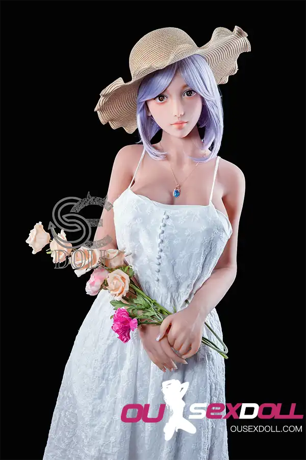 F Cup White Dress Elegant Big Breasts Sex Doll 5