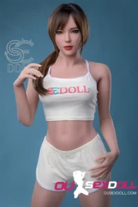 E Cup Asian Beauty Red Lips Realistic Sex Doll 2