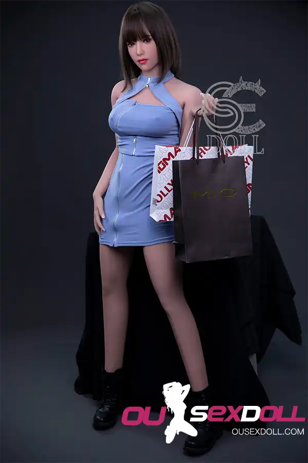 E Cup Asian Red Lips Full Bust Real Sex Doll 1