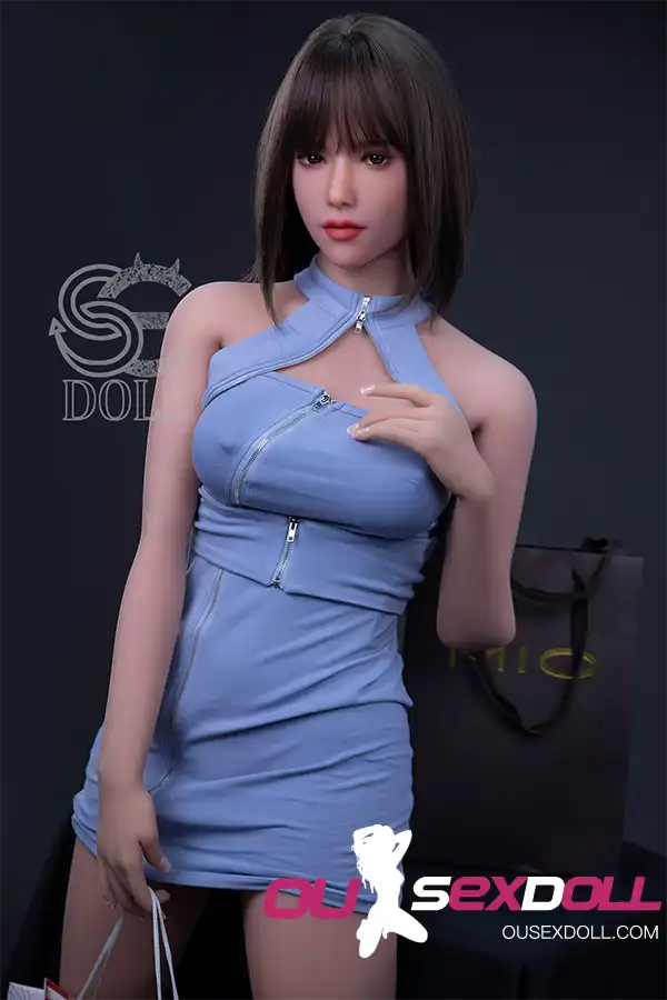 E Cup Asian Red Lips Full Bust Real Sex Doll 2