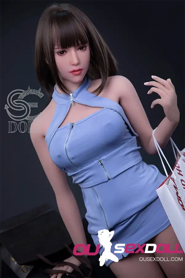 E Cup Asian Red Lips Full Bust Real Sex Doll 6