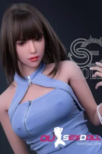 E Cup Asian Red Lips Full Bust Real Sex Doll 7