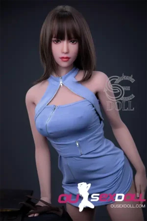 E Cup Asian Red Lips Full Bust Real Sex Doll 8