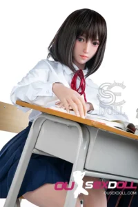 E Cup Big Breasts Classroom Lifelike Sex Doll 10