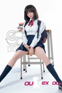 E Cup Big Breasts Classroom Lifelike Sex Doll 11