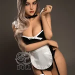 E Cup Black Stockings Big Boobs Real Sex Doll 5