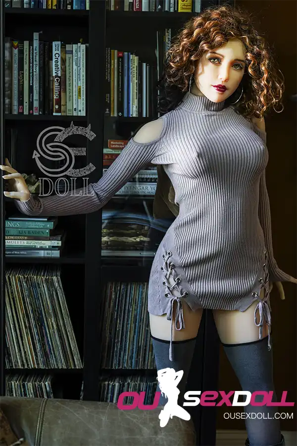 E Cup Curly Hair Big Boobs Real Sex Doll 2