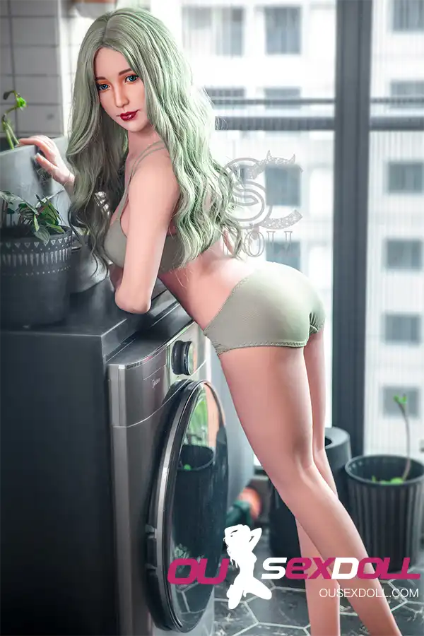 E Cup Green Big Boobs Home Realistic Sex Doll 2