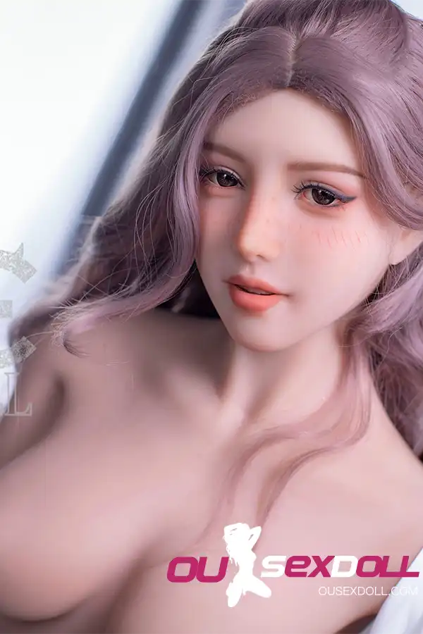 E Cup Pink Hair Busty Curvy Realistic Sex Doll 4