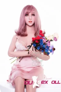 E Cup Pink Hair Sexy Realistic Sex Doll 10