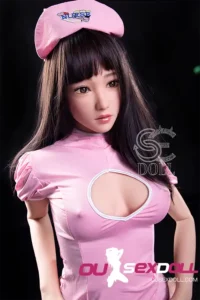 E Cup Pink Nurse Big Breasts Realistic Sex Doll 12