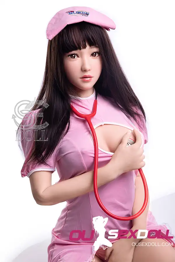 E Cup Pink Nurse Big Breasts Realistic Sex Doll 8