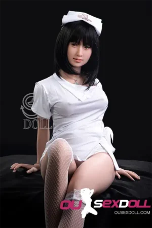 E Cup Smiling Nurse Outfit Realistic Sex Doll 5