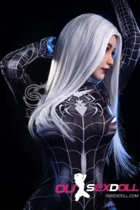 E Cup White Hair Busty Curvy Realistic Sex Doll 13
