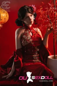 C Cup Chinese Qipao Elegant Realistic Sex Doll 15