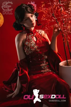 C Cup Chinese Qipao Elegant Realistic Sex Doll 17