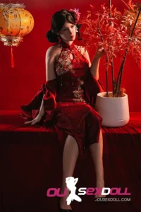 C Cup Chinese Qipao Elegant Realistic Sex Doll 18