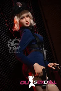 C Cup Short Hair Uniform Sexy Realistic Sex Doll 6