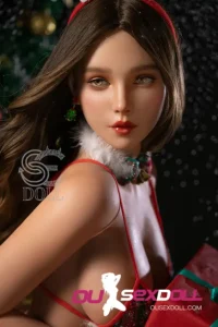 C Cup Wheat Christmas Costume Lifelike Sex Doll 4