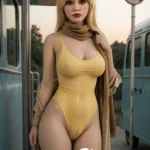 Big Boobs Blond Fair Skin Mature Sexy Doll 20